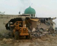 Al-Khalifa Regime Destroys Mosques
